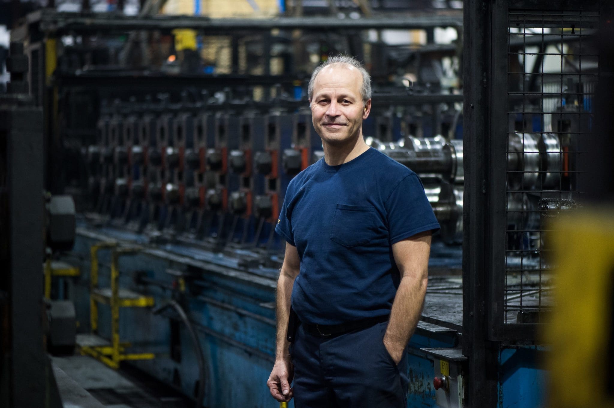 Employé, usine, homme