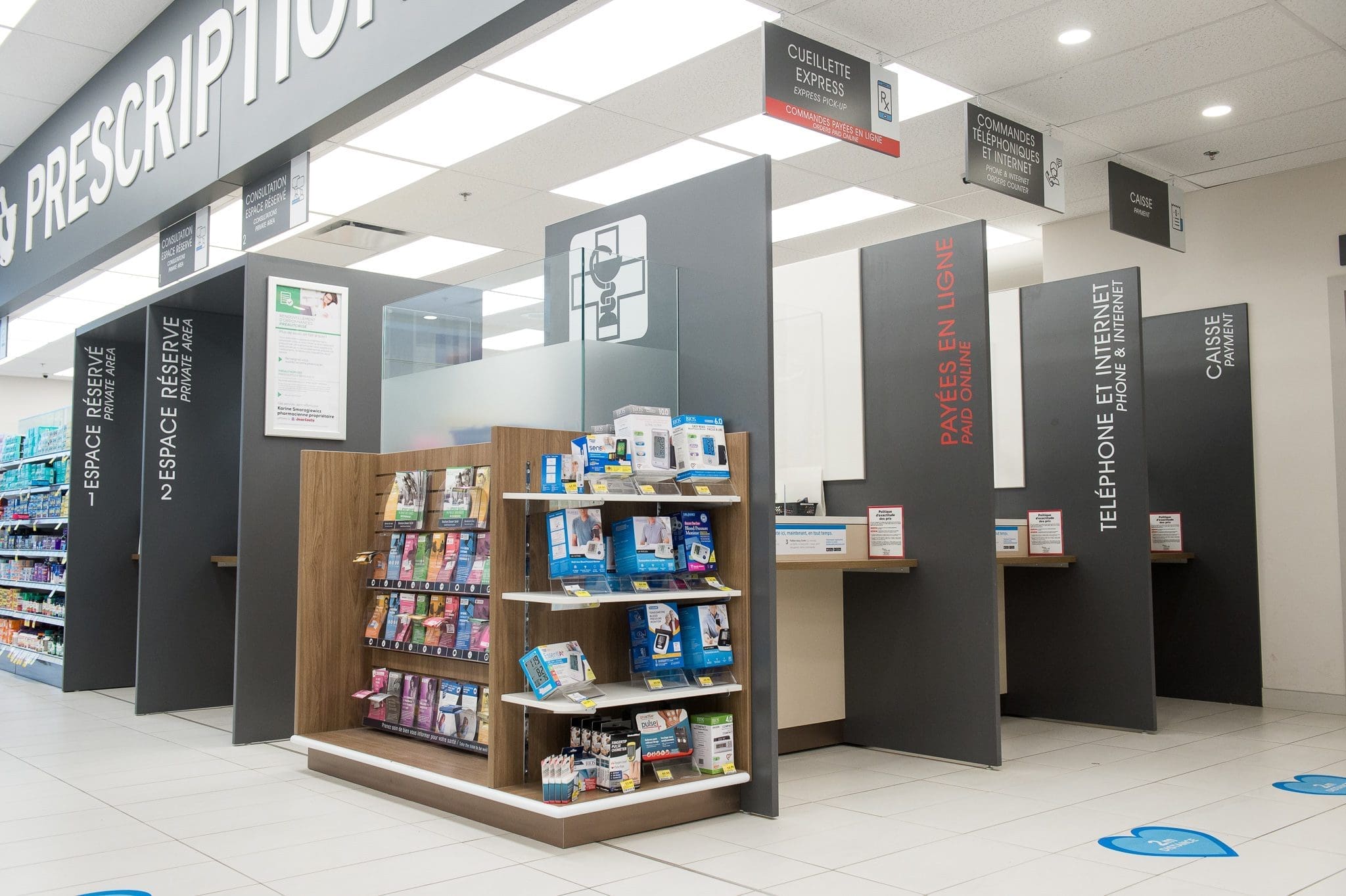 Drug store fixtures, Shelving Project, Our Accomplishments