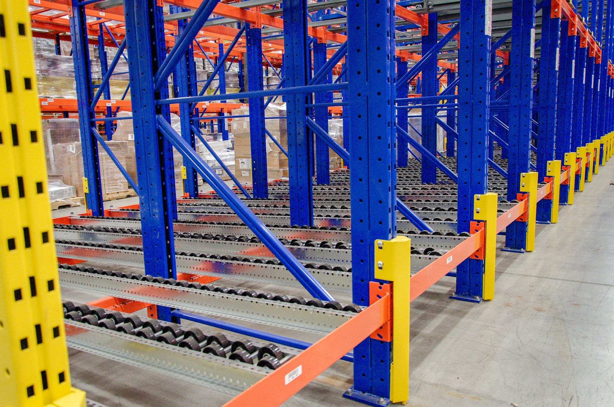 racking, entrepôt, centre distribution, palletier, Lumen, push back